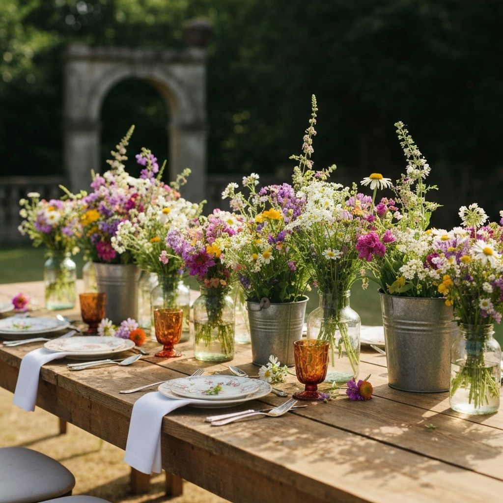 Bodas Rústicas y Rurales: Inspiración Natural y Auténtica